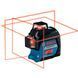 Лазерний нівелір Bosch Professional GLL 3-80, 3&times;360&deg;, 30/120 м, &plusmn;0,2 мм/м