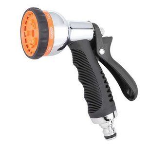 Пістолет-розпилювач багатофункціональний Claber, 8 функцій, метал, ок