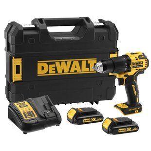 Дрель-шуруповёрт аккумуляторная бесщёточная ударная DeWALT DCD709S2T_1