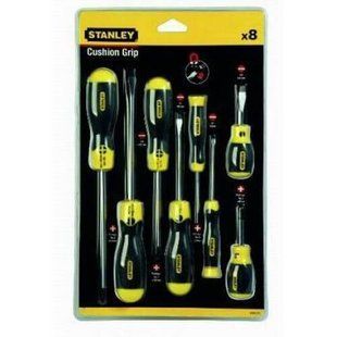Набір викруток STANLEY "Cushion Grip", 8 шт