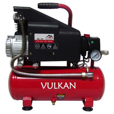 Компрессор Vulkan IBL8K рес-8л 175/105л/мин 1,1кВт 10бар 220В 1 цилиндр IBL8K