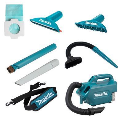 Аккумуляторный пылесос Makita CL121DZ 12 В, 0,5 л, 4,6 кПа, без АКБ и ЗУ
