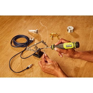 Акумуляторний паяльник USB 4В, 460&deg;С, 2Ач, Ryobi. RSI4-120G