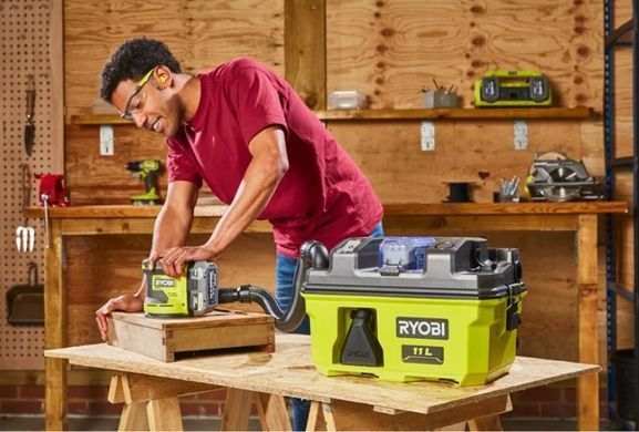 Пилосос акумуляторний 18В ONE+, 11л, Ryobi. RV1811-0 (5133005995)