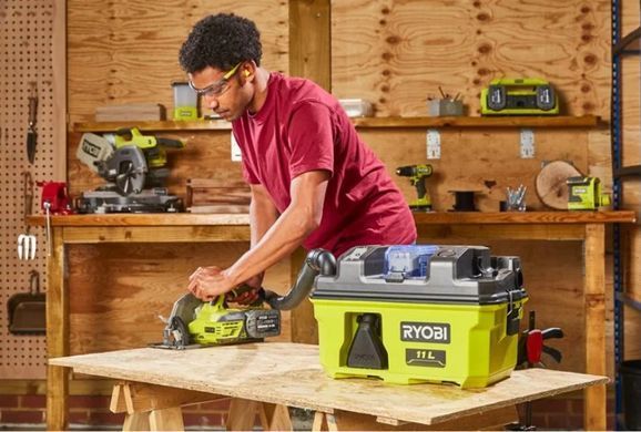 Пилосос акумуляторний 18В ONE+, 11л, Ryobi. RV1811-0 (5133005995)