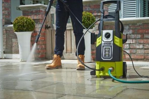 Минимойка RYOBI RPW120B, 1800 Вт, 120 бар, 380 л/ч, шланг 5 м