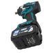 Аккумуляторный ударный гайковерт PROFI-TEC DTW500BL (2&times;4.0 Ач, ЗУ, кейс, головки)