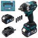 Аккумуляторный ударный гайковерт PROFI-TEC DTW500BL (2&times;4.0 Ач, ЗУ, кейс, головки)