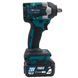 Аккумуляторный ударный гайковерт PROFI-TEC DTW500BL (2&times;4.0 Ач, ЗУ, кейс, головки)