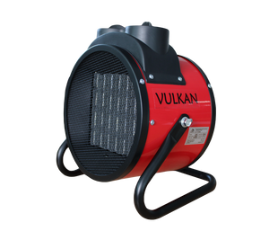 Тепловая гармата Vulkan 3 кВт 220В PTC3000R 249 м&sup3;/год, регулювання потужності