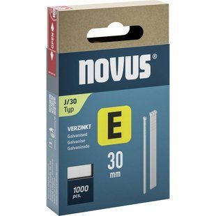 Цвяхи для степлера NOVUS NAILS E J 30 мм, 1000 шт &ndash; тип J