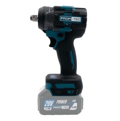 Аккумуляторный ударный гайковерт PROFI-TEC PTW502 (2&times;4.0 Ач, ЗУ, кейс)