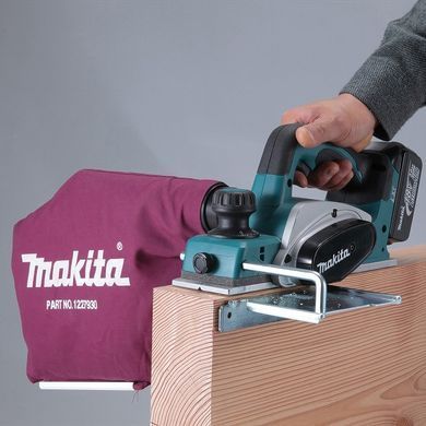 Аккумуляторный рубанок MAKITA DKP180Z, 18 В, 82 мм, 2 мм (без АКБ)