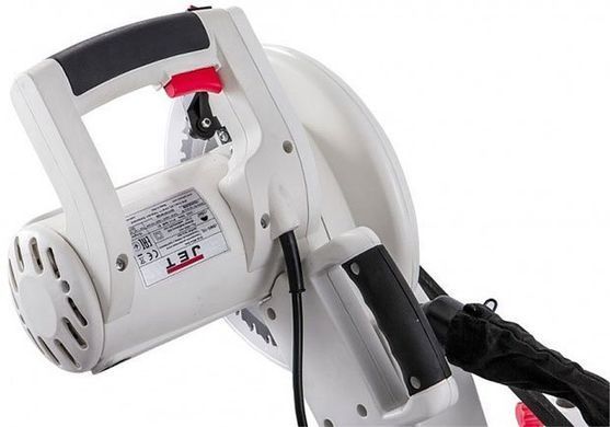 Торцовочная пила с протяжкой JET JSMS-10L: 230 В, 1,5 кВт, диск &Oslash;254/30 мм, наклон &minus;45&deg;, глубина 90/42 мм