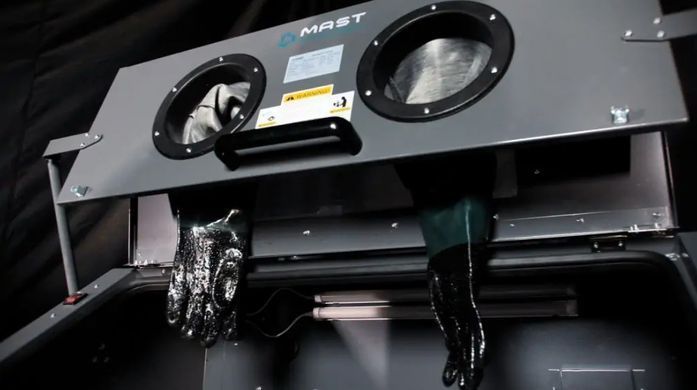 Пескоструйная камера MAST MSC450FD+DC15 1140&times;685&times;393 мм, 0.85 МПа