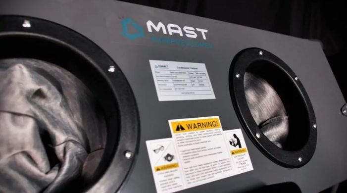 Пескоструйная камера MAST MSC450FD+DC15 1140&times;685&times;393 мм, 0.85 МПа