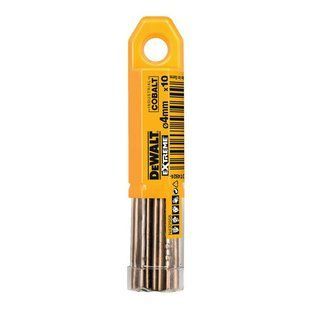 Свердло по металу EXTREME2 кобальтовое HSS-CO 4x75x43 мм упаковка 10 штук DeWALT DT4924