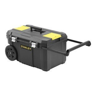Ящик для інструментів STANLEY на 2-х колесах, об'єм- 50 л, вантажопідй.- 40 кг, 65 х 35 х 40 см