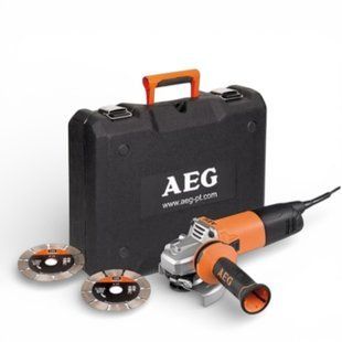 Кутова шліфувальна машина AEG WS10-125SK, 1000 Вт, диск 125 мм, 11500 об/хв, М14
