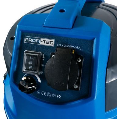 Строительный пылесос PROFI-TEC PVC1438 с баком для воды, 38 л