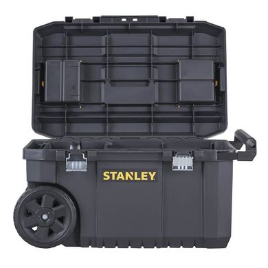 Ящик для інструментів STANLEY на 2-х колесах, об'єм- 50 л, вантажопідй.- 40 кг, 65 х 35 х 40 см