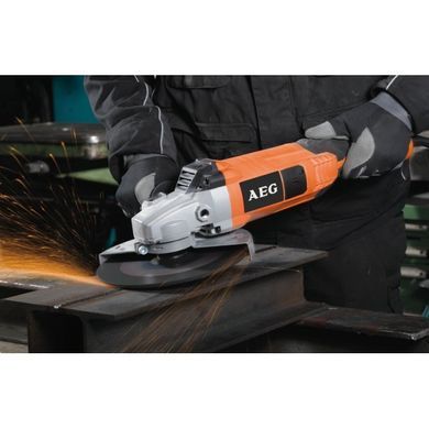 Угловая шлифовальная машина AEG WS10-125SK, 1000 Вт, диск 125 мм, 11500 об/мин, М14