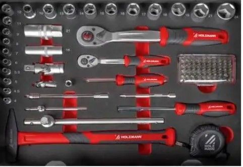 Ящик для інструментів Holzmann WZK119ECO, 119 предметів