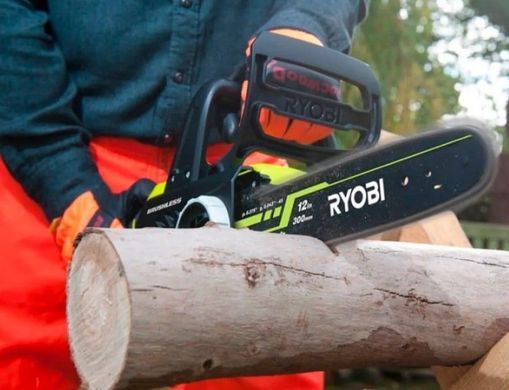 Пила цепная аккумуляторная 18В ONE+, 30 см, Ryobi. OCS1830-0C (5133005787)