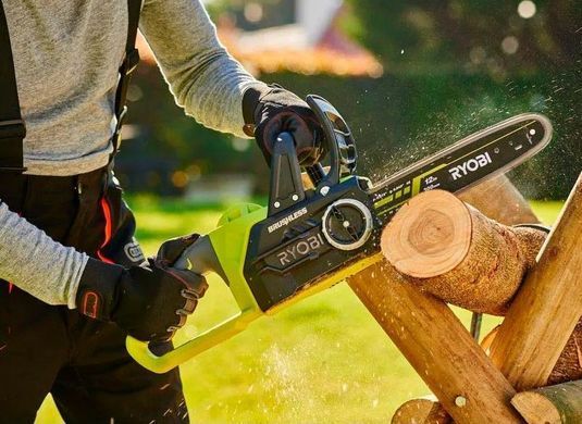Пила цепная аккумуляторная 18В ONE+, 30 см, Ryobi. OCS1830-0C (5133005787)