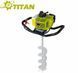 Бензиновий мотобур TITAN BE201, двигун 52 см&sup3;, 4.2 к.с., діаметр буріння 100&ndash;300 мм