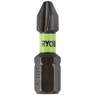 Набор ударных бит 20 ед., 25 мм, PH2, Ryobi. RISD25PH2TT (5132004132)