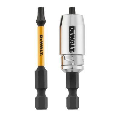 Набір біт і насадок DeWALT "IMPACT TORSION", ударні, T20, L = 57 мм, 2 шт + магнітний тримач шурупів