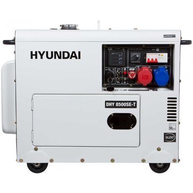 Дизельный генератор Hyundai DHY 8500SE-T