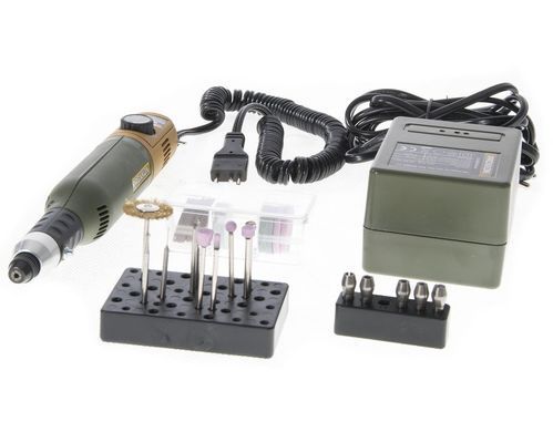 Бормашина 40 Вт, 5000&ndash;20000 об/мин, аксессуары 34 шт., PROXXON MICROMOT 60/E (28515)