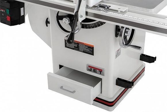Пила циркулярная JET JTAS-10DX, 5,2 кВт, 400В, 4300 об/мин, &Oslash;250/30 мм, 1270 мм, 737х508 мм, 195 кг