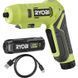 Викрутка акумуляторна USB 4В, 5Нм, батарея 2Ач, 2 насадки, Ryobi. RSDP4-120G