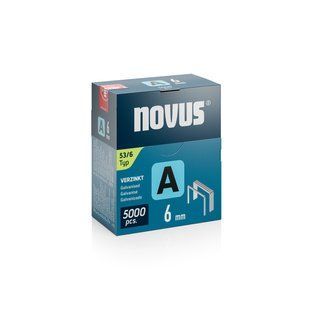 Скоби для степлера NOVUS STAPLES A 53 6MM 5000PCS (042-0761)