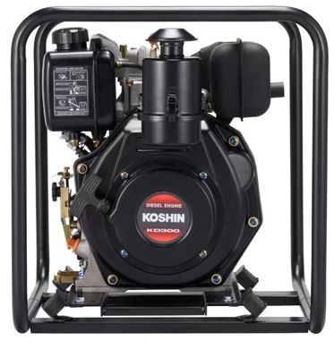 Мотопомпа Koshin для чистой воды SEV-50D, 50x50 мм, KD300, 4,4 кВт/6,0 л.с. (3600 об/мин), 296 см3, 46,1 кг