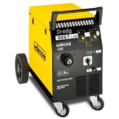 Сварочный полуавтомат Deca D-MIG 525 T LAB, 230/400В, 220А, MIG/MAG/MMA/TIG