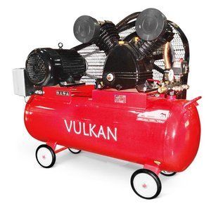 Компресор рес-100л 480/390л/хв 3кВт 10бар 380В 2 циліндра Vulkan IBL2080D