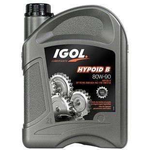 Трансмиссионное масло Igol Hypoid B Multigrade 80W-90 2 л, минеральное, API GL-5