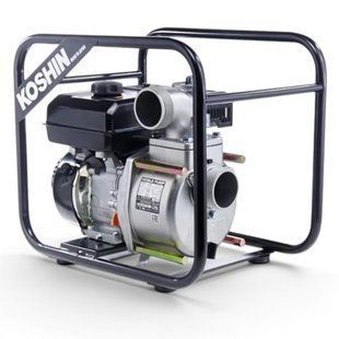 Мотопомпа Koshin STV-80X 80&times;80 мм 900 л/мин бензиновая Koshin K180 4.8 л.с. для загрязненной воды