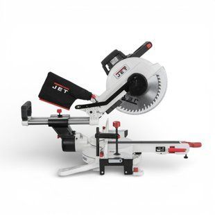 Пила торцьовальна з протяжкою JET JWMS-12X 230 В, 1,8 кВт. диск &Oslash;=305(30) мм, -+45&deg; глиб- 100/50