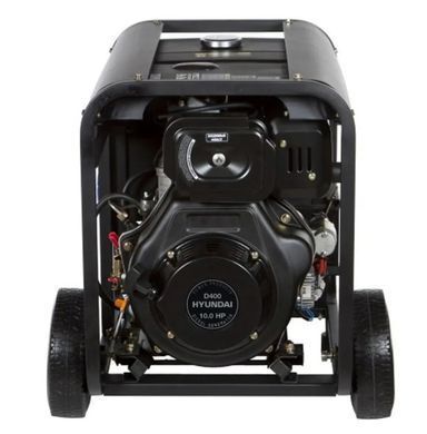 Дизельний генератор Hyundai DHY 6000LE 5,5 кВт, 220 В, електростарт, бак 14 л, ATS