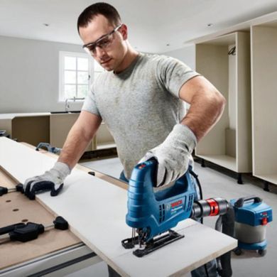 Електролобзик Bosch GST 680 Professional, 500 Вт, хід 20 мм, пропил 68 мм