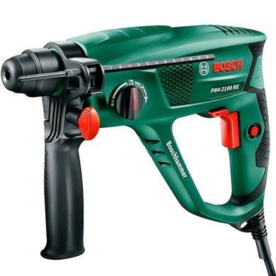Перфоратор Bosch PBH 2100 RE, 550 Вт, 1.7 Дж, SDS-Plus, 20 мм