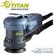 Эксцентриковая шлифмашина бесщеточная TITAN PESM5-77 EC 400Вт, &Oslash;77 мм