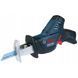 Аккумуляторная сабельная пила Bosch GSA 12V-LI Professional, 12 В, ход 14 мм, 3000 ход/мин