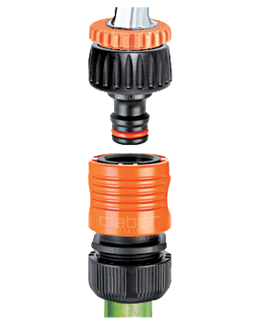 Распылитель струйный, 2 коннектора 1/2" AquaStop, адаптер коннектора 1/2-3/4" Claber