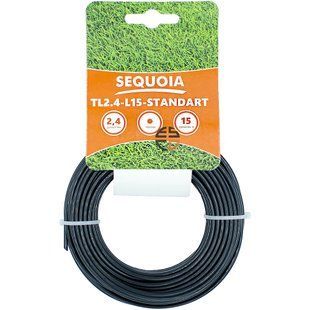 Косильна волосінь SEQUOIA TL2.4-L15-Standart